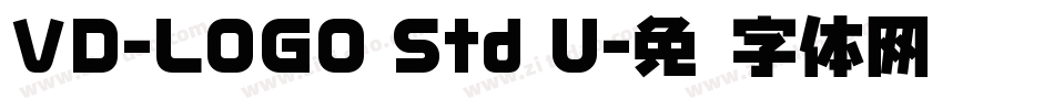 VD-LOGO Std U字体转换